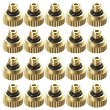 20 Pezzi Ugelli Nebulizzatori Ottone 0,3 cm Ugello Spray Atomizzatore Bassa Pressione
