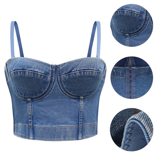 Gilet jeans donna alla - jeans,