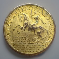 BUONO 2 LIRE 1928 JOHNSON MILANO VITTORIO EMANUELE III GIG.1 NC QSPL