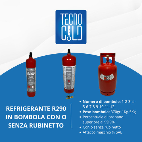 Bombola gas refrigerante - refrigerante, r290