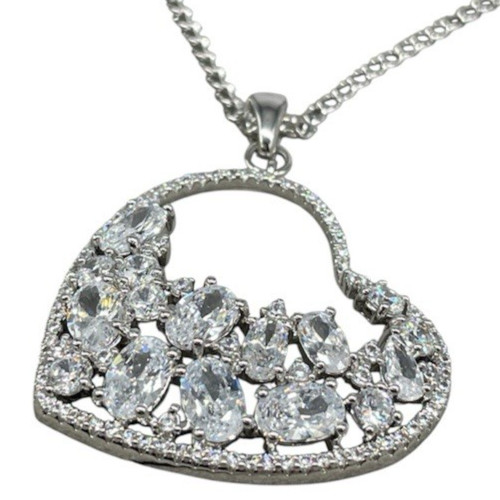 Collana femminile lunga cuore - femminile,