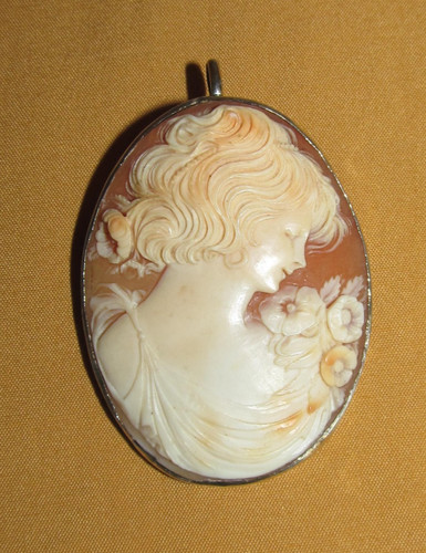 Antico spilla ciondolo - ciondolo, cameo