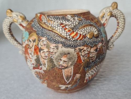 Antico vaso giapponese satsuma - antico,