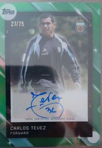 Carlos tevez topps focus - carlos,