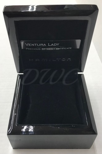 Hamilton scatola orologio nera - scatola,