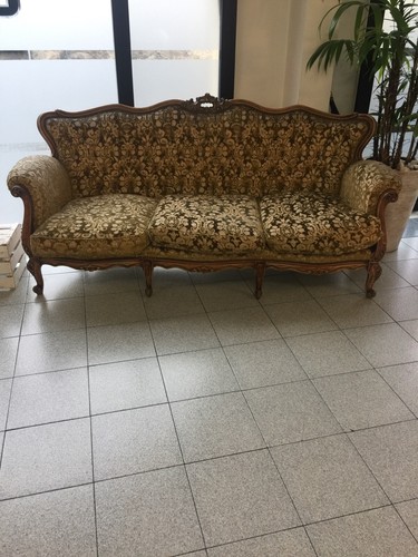 Divano vintage damascato 3 - ,