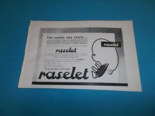 PUBBLICITA'  1940 RASELET DUCATI  RASOI ELETTRICI ADVERT WERBUNG