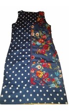 Vintage Raro Archivio  Dolce & Gabbana Abito tubino pois floreale Retro Style