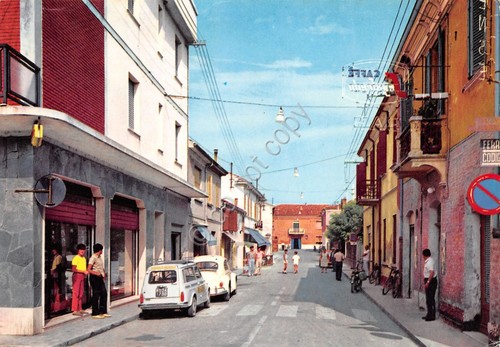 Cartolina migliaro via - cartolina,