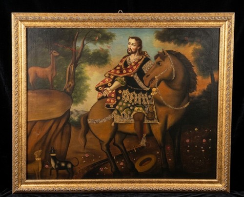 Dipinto olio tela - su, 100×120