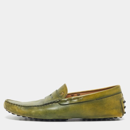 Mocassini tods pelle verde - mocassini,