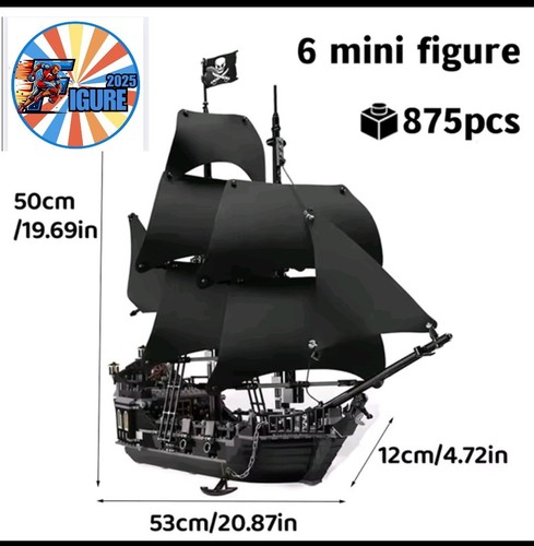 Nave pirati perla nera block - nave,