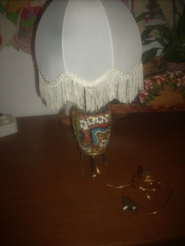 Lampada metallo lavorato - lampada,