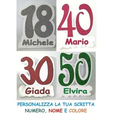 NUMERO CON NOME PERSONALIZZATO