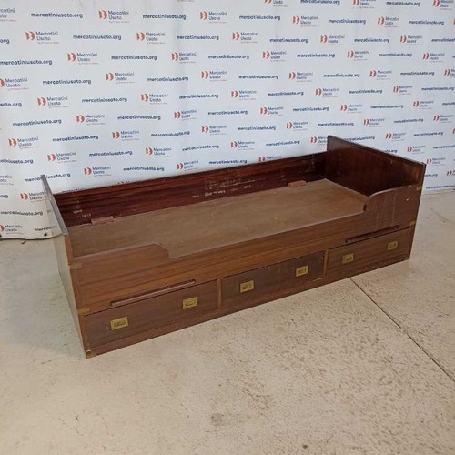 Letto singolo cuccetta vecchia - letto,
