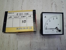 Amperometro da quadro 10 Ampere Index modello E 96 DIN 