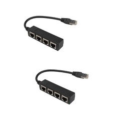 2 Pezzi Sdoppiatore di Rete 4