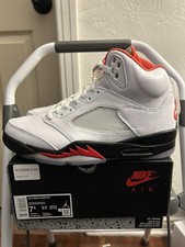 Jordan 5 Retro Fire Red Silver