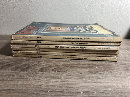 Vintage byte computer magazine - byte,