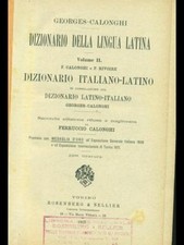 DIZIONARIO DELLA LINGUA LATINA
