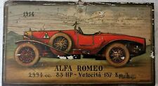 ALFA ROMEO del 1914! QUADRO VINTAGE - RARITA' PER AMATORI - 2994cc