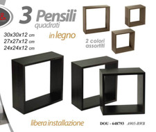 3 Mensole da Parete PENSILE