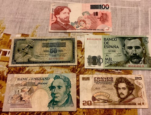 Banconote internazionali lotto - banconote,