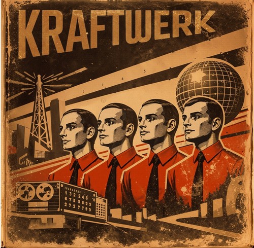 Kraftwerk red vinyl - on,