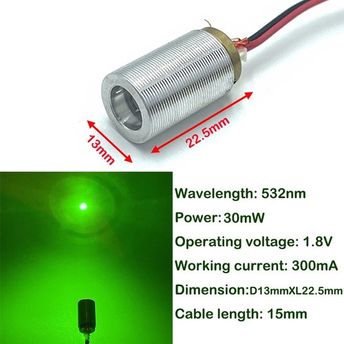 Modulo laser verde - , 30mw
