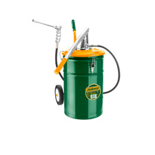 INGRASSATORE A BARILE 25KG CON RUOTE - CON TUBO E TESTINA - Pompa ingrassaggio J