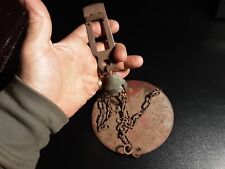VECCHIO FORSE ANTICO PICCOLO PIATTO PER BILANCE - STADERE DIAMETRO 12,5 CM