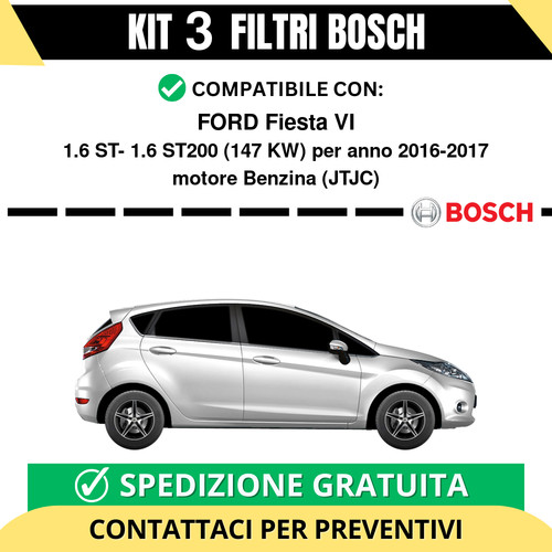 Kit bosch filtri - 3, tagliando