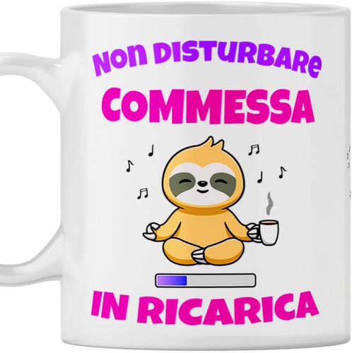 Tazza commessa idea regalo - tazza,