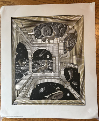 Escher altro mondo stampa - altro,