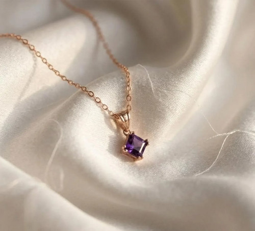 Collana con ciondolo - , quarzo