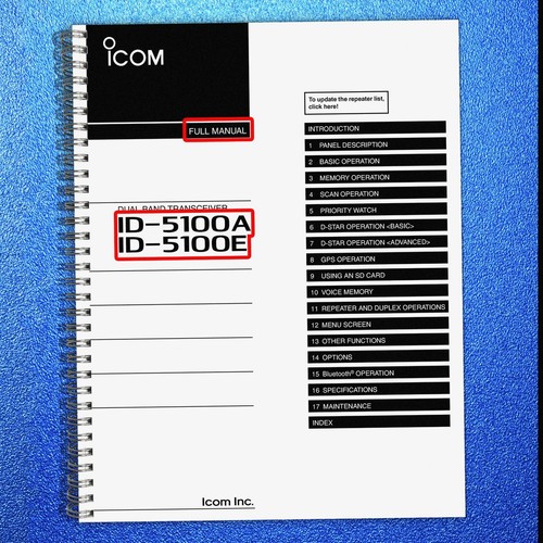 Icom 5100a 5100e dual - icom, id-5100a