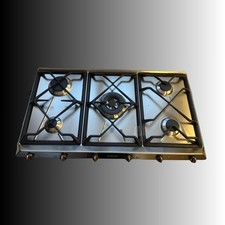 SMEG SRV596GH5 PIANO COTTURA INCASSO A GAS 90CM 5 FUOCHI INOX GRAFFI