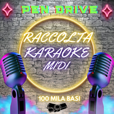 100 MILA BASI MUSICALI-KARAOKE MIDI RACCOLTA COMPLETA TOP SUL WEB SU PEN DRIVE