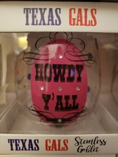 Texas Gals Bedazzled & Painted