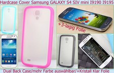 Custodia rigida doppia astuccio guscio per Samsung Galaxy S4 mini custodia protettiva pellicola