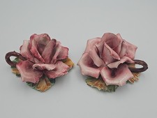 VTG Capodimonte Porcelain Pink