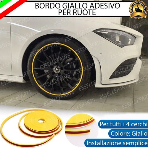 Contorno giallo bordo cerchi - giallo,