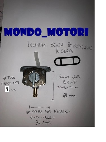 Rubinetto benzina adattabile - benzina, a