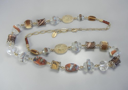 Collana ayala bar perline - bar, 29"