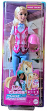 Barbie- Malibu, bambola bionda con outfit e accessori da equitazione inclusi
