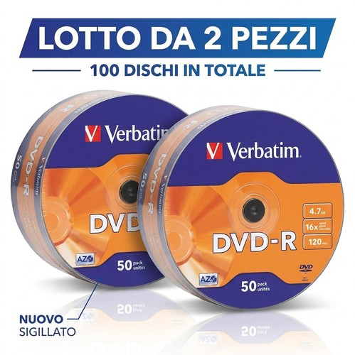 100 dvd verbatim - 100,