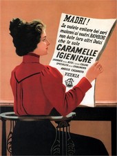 Poster pubblicitario italiano