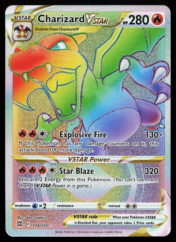Carta pokemon charizard vstar - carta,