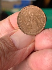 LITUANIA - moneta da 2 Centesimi di euro, emissione 2015 - circolata - RARA -
