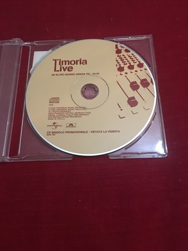 Timoria live single promo - single, 1